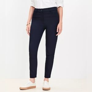 Loft Sutton Skinny Pants. Navy Blue. Size 14